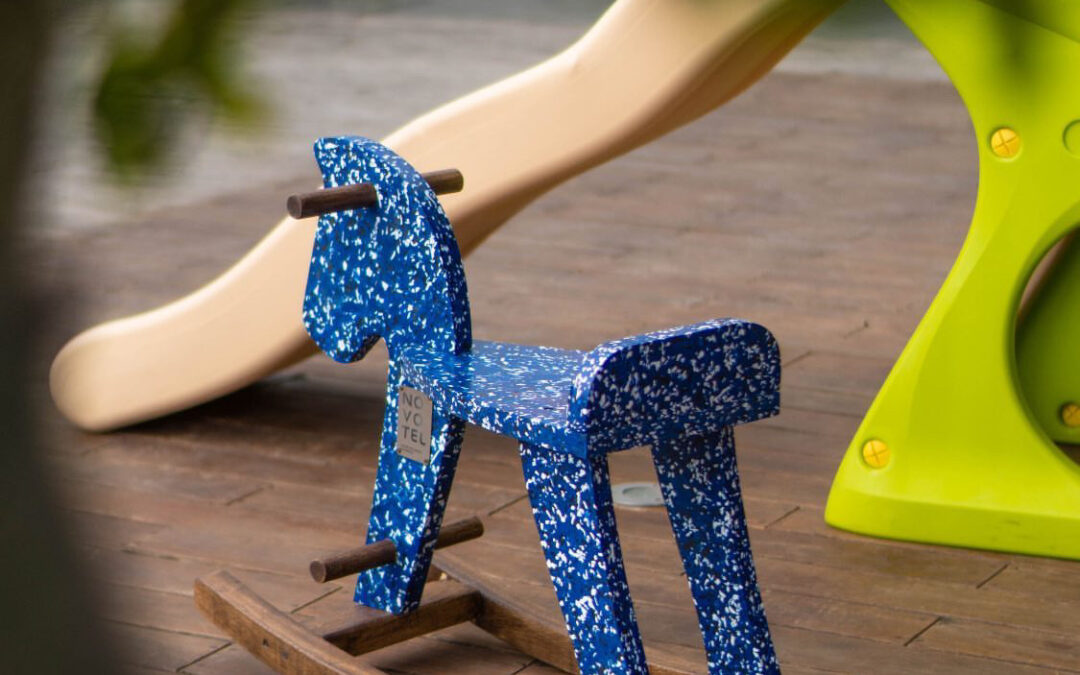 Rocking Horse from Plastic Waste